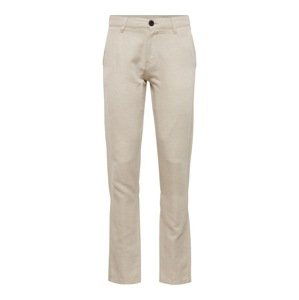 SELECTED HOMME Chino nohavice 'SHHTHREEPARIS SAND LINEN'  piesková