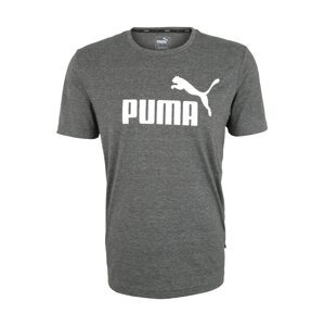 PUMA Funkčné tričko 'Heather'  biela / sivá melírovaná