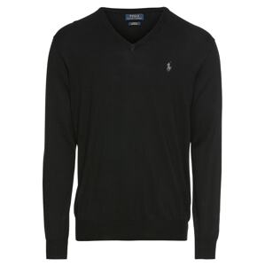 Polo Ralph Lauren Pullover 'LS SF VN PP-LONG SLEEVE-SWEATER'  čierna