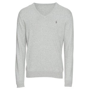 Polo Ralph Lauren Sveter 'LS SF VN PP-LONG SLEEVE-SWEATER'  sivá