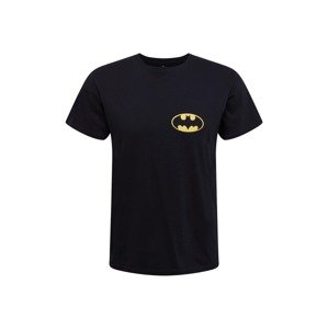 Mister Tee Tričko 'Batman Chest'  žltá / čierna