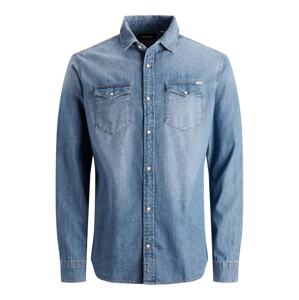 JACK & JONES Košeľa 'Sheridan'  modrá denim