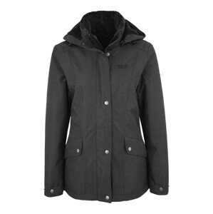 JACK WOLFSKIN Outdoorová bunda 'PARK AVENUE'  antracitová