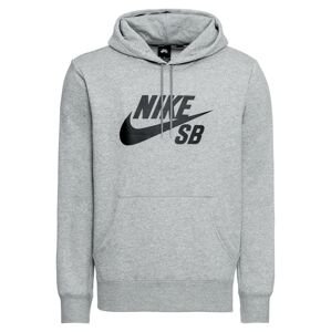 Nike SB Mikina  sivá melírovaná / čierna