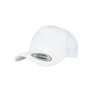 Flexfit Čiapka 'Foam Trucker Curved Visor'  biela