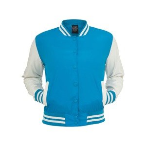 Urban Classics Jacke  tyrkysová / biela