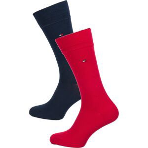 Tommy Hilfiger Underwear Ponožky  červená / tmavomodrá