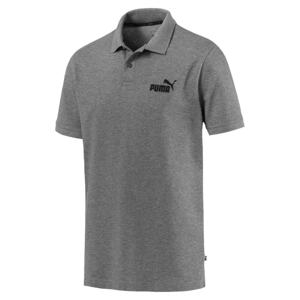 PUMA Poloshirt 'Essentials'  striebornosivá / čierna