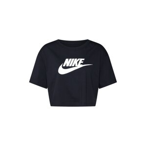 Nike Sportswear Tričko  čierna / biela