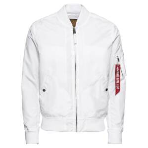 ALPHA INDUSTRIES Prechodná bunda 'MA-1 TT'  biela