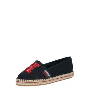 TOMMY HILFIGER Espadrilky  tmavomodrá / červená