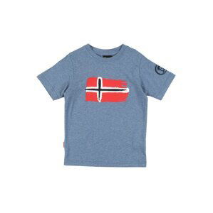 TROLLKIDS Funkčné tričko 'Oslo'  červená / modrosivá