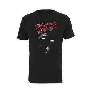 Merchcode Tričko 'Michael Jackson'  červená / čierna / biela