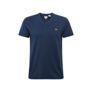 LEVI'S Tričko 'ORIGINAL HM VNECK BLUES'  tmavomodrá