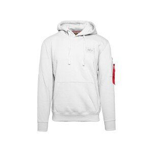 ALPHA INDUSTRIES Mikina  červená / čierna / biela