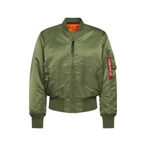 ALPHA INDUSTRIES Prechodná bunda 'MA-1'  olivová