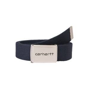 Carhartt WIP Opasky 'Clip Belt Chrome'  námornícka modrá