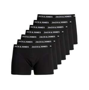 JACK & JONES Boxerky 'Huey'  čierna / biela