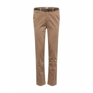 JACK & JONES Chino nohavice  tmavobéžová