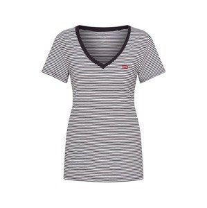 LEVI'S ® Tričko 'Perfect Vneck'  tmavosivá / biela