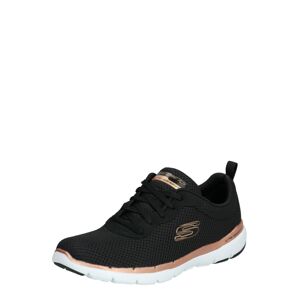 SKECHERS Nízke tenisky 'Flex Appeal 3.0'  bronzová / čierna