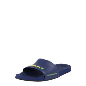 HAVAIANAS Šľapky 'Slide Brasil'  tmavomodrá / žltá / zelená