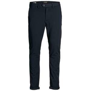 JACK & JONES Chino nohavice  námornícka modrá