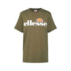 ELLESSE Tričko 'Albany'  kaki / oranžová / melónová / biela