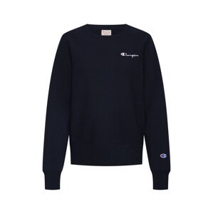 Champion Reverse Weave Mikina 'small script crewneck'  čierna