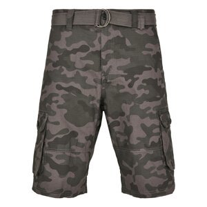 SOUTHPOLE Shorts  tmavosivá / tmavošedá / čierna