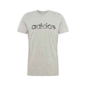 ADIDAS PERFORMANCE Funkčné tričko  sivá / čierna