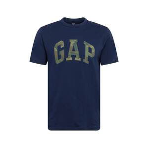 GAP Tričko 'V-SS CAMO ARCH LOGO TEE'  námornícka modrá