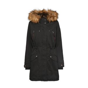 ONLY Zimná parka 'onlELIN LONG FUR CANVAS PARKA OTW'  zelená