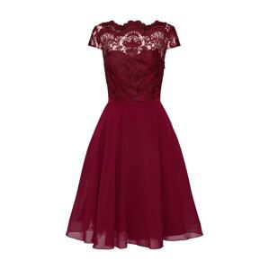 Chi Chi London Kokteilové šaty 'CHI CHI SANI DRESS'  burgundská