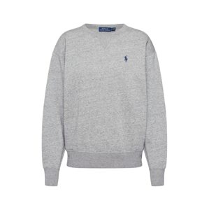 Polo Ralph Lauren Mikina 'LS PO-LONG SLEEVE-KNIT'  sivá