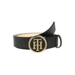 TOMMY HILFIGER Opasky 'TH ROUND BELT 3.0'  čierna