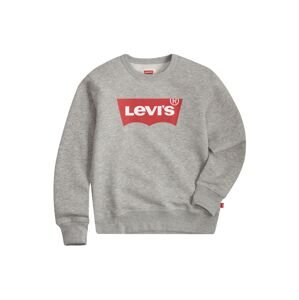 LEVI'S Mikina  sivá melírovaná / červená / biela