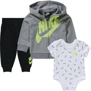 Nike Sportswear Set  sivá / jablková / čierna