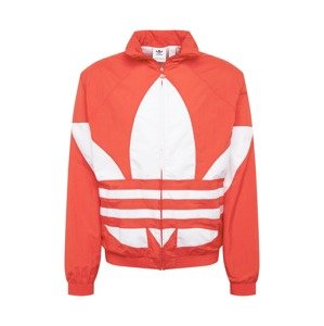 ADIDAS ORIGINALS Tepláková bunda 'Big Trefoil'  biela / červená