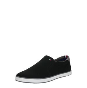 TOMMY HILFIGER Slip-on obuv  sivá / červená / čierna / biela