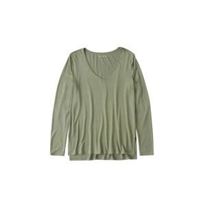 Abercrombie & Fitch Tričko 'XM19-LS SOFT AF TEE 3CC'  olivová