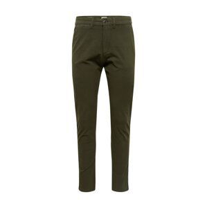 JACK & JONES Chino nohavice  olivová