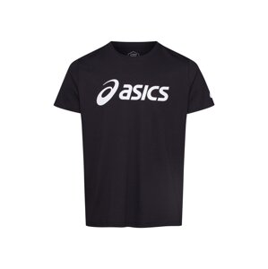 ASICS Funkčné tričko 'BIG LOGO'  biela / čierna