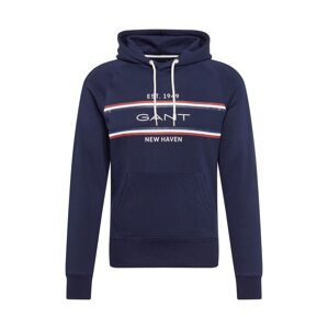 GANT Sveter 'Stripe Sweat Hoodie'  modrá