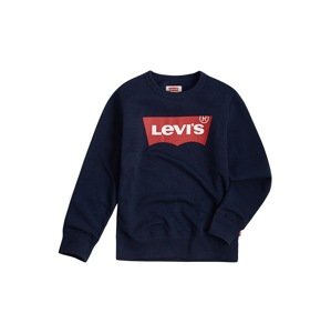 LEVI'S Mikina 'Batwing Crewneck'  enciánová / červená / biela