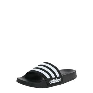 ADIDAS SPORTSWEAR Plážové / kúpacie topánky 'Adilette Shower'  čierna / biela