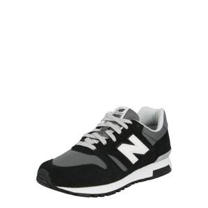 new balance Nízke tenisky  sivá / čierna / biela