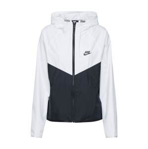 Nike Sportswear Prechodná bunda  čierna / biela