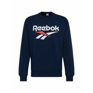 Reebok Sport Športová mikina  námornícka modrá / červená / biela