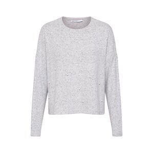 ONLY Sveter 'ONLMAYE LU L/S PEARL'  sivá melírovaná